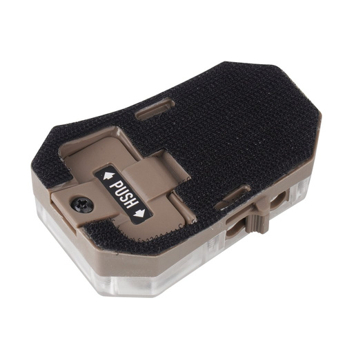 Оперативники - Маркер на шолом F101 "Стелс" - Зелений / Білий / ІЧ - Coyote Brown - F101-CB - Ліхтарики на шолом - Ліхтарики