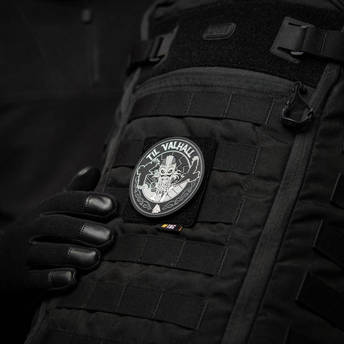 Одяг - M-Tac - Панель Molle - 80 мм x 85 мм - Чорний - 10123002 - Нашивки