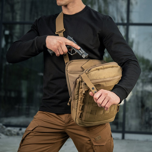 M-Tac - Сумка на плечо Laser Cut Hex - Cordura - Coyote - 10241005