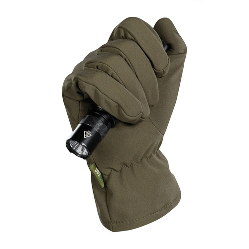 Тактические перчатки - M-Tac - Зимние перчатки Softshell - Olive - 90010001