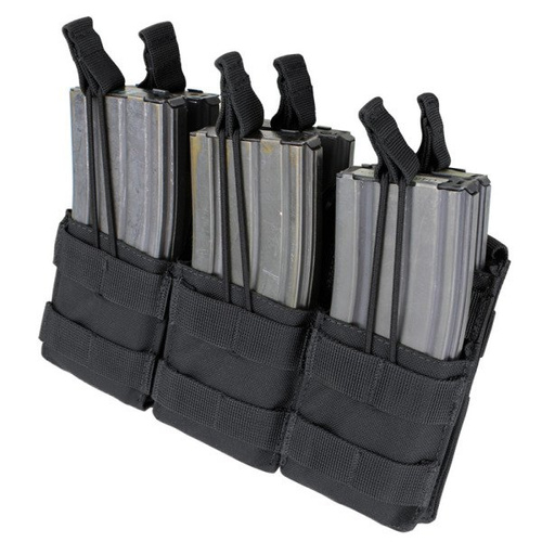 Condor - Тройной подсумок - Black - MA44-002 - Подсумки тактические 