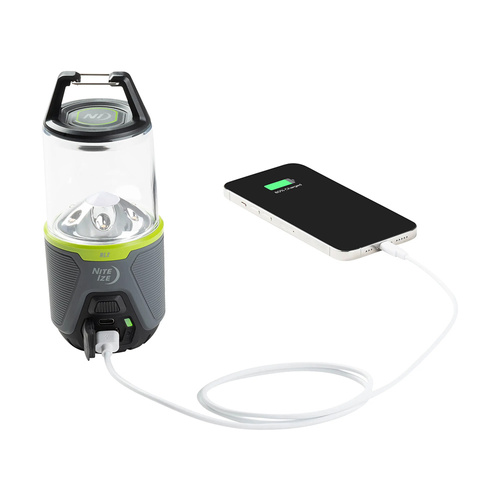 Nite Ize - Radiant® RL2™ Rechargeable Camping Light - 400 lm - Gray / Green - RL2-17-R8 - Фонарики на аккумуляторе