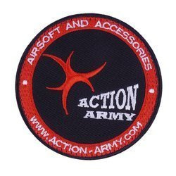 Action Army - Значок - Черный