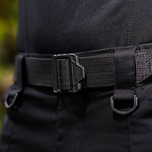 Одяг - M-Tac - Тактичний пояс Double Duty Tactical Belt - чорний - 10063002 - Ремені для штанів