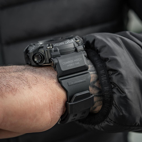 M-Tac - Тактичний годинник 2037 - LED - 5 ATM - Чорний - 50007002 - Годинники