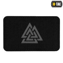M-Tac - Нашивка Laser cut Valknut - чорний / сірий - 51164211