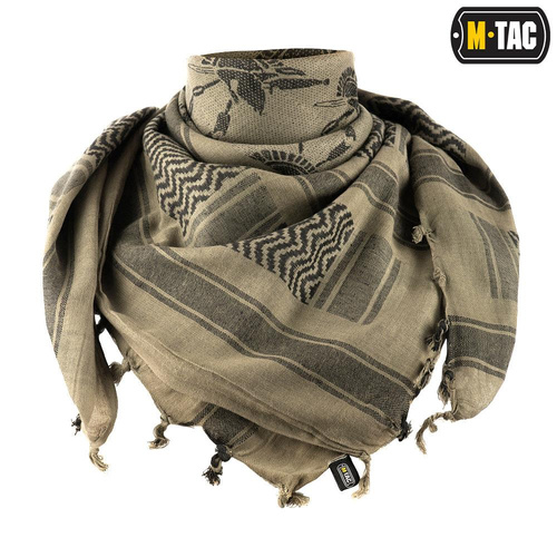 M-Tac - Хустка-Арафатка Shemagh Spartan - Foliage Green / Чорний - 40904007 - Бандани, арафатки, шарфи-труби