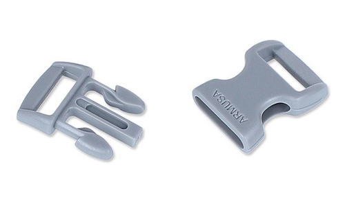 Паракорд - Atwood Rope MFG - Застежка для браслета выживания - серая