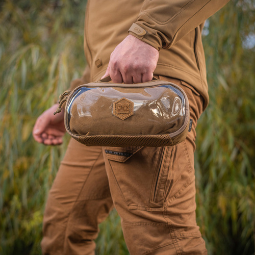 M-Tac - Прозрачный органайзер Elite Medium Gen.II - Coyote - 10147805-M - Грузовые подсумки - Снаряжение