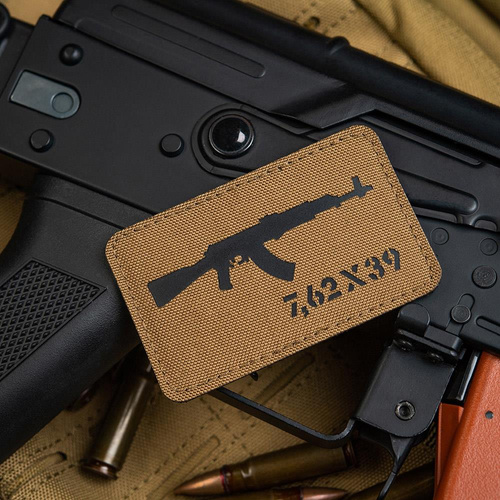 M-Tac - AKM 7.62x39 Laser Cut patch - Coyote/Black - 51110502 - Нашивки - Одежда