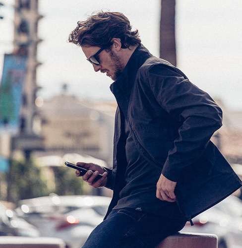 Військові куртки - Helikon - Тактична куртка Greyman - Чорний / Cloud Grey - KU-GMN-DC-8401A