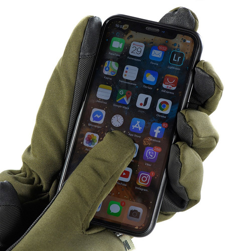 Тактичні рукавиці - M-Tac - Тактичні рукавички Soft Shell Thinsulate - Оливковий - 90308001