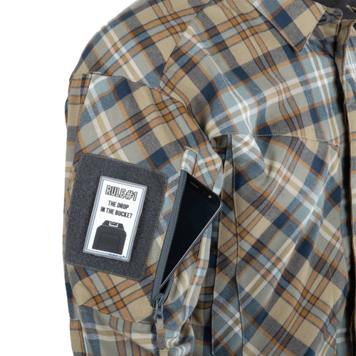 Helikon - Рубашка MBDU Flannel Shirt® - Slate Blue Checkered - KO-MBD-PO-C0 - Тактические рубашки