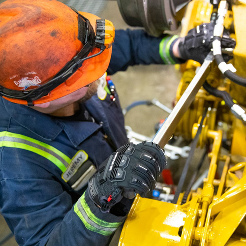 Mechanix - Зимові захисні рукавички ColdWork M-Pact® - сірі / чорні - CWKMP-58 - Тактичні рукавиці - Спорядження