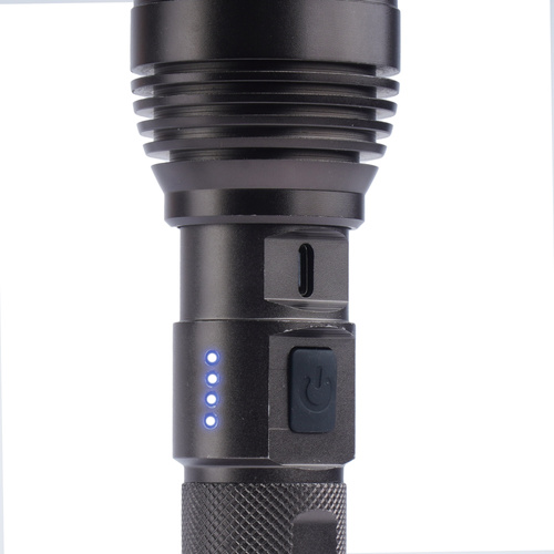 Ліхтарики акумуляторні - Falcon Eye - Ручний ліхтар Alpha 2000 RC - Строб - Фокус - 2000 лм - Чорний - FHH0123