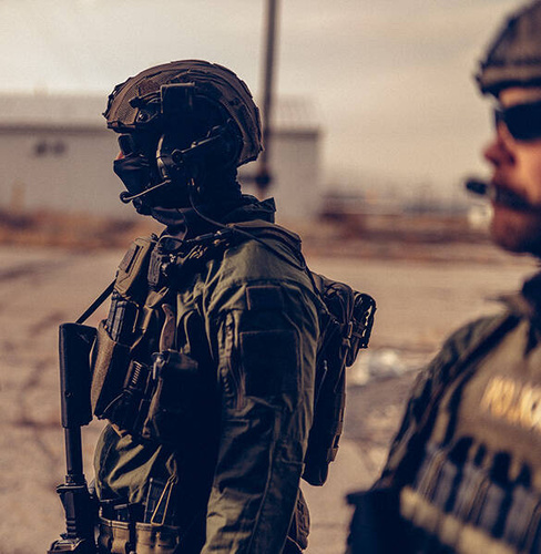 Підсумки тактичні - Helikon - Подвійний горизонтальний підсумок - MultiCam - MO-GDH-CD-34