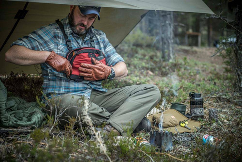 Helikon - Нагрудна панель Chest Pack Numbat® - Crimson Sky / Black - TB-NMB-CD-8301A - Сумки - Рюкзаки