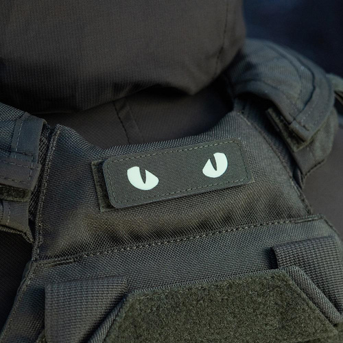 Одяг - M-Tac - Нашивка Morale Patch - Cat Eyes - Laser Cut - Ranger Green - 51009239 - Нашивки
