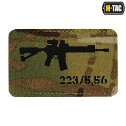 M-Tac - Нарукавна нашивка AR-15 223/5.56 Laser Cut - Multicam/Black - 51111802 - 51111802