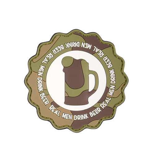 101 Inc. - Нашивка 3D - Real Men Drink Beer - Woodland - 444130-7313 - Нашивки