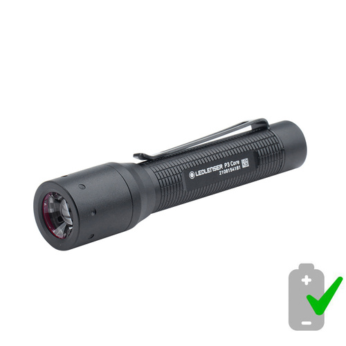 Ledlenser - Фонарь LED P3 Core - 90 лм - С регулировкой фокуса - Черный - 502597 - Фонарики ручные