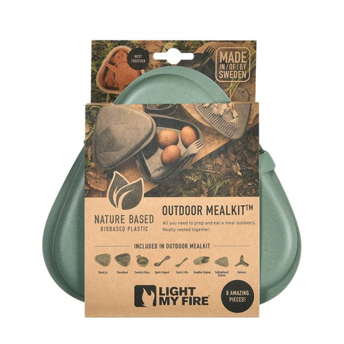 Наборы туристической посуды - Набор посуды Light My Fire - Outdoor MealKit™ - 8 предметов - HazyBlue - 2418410910