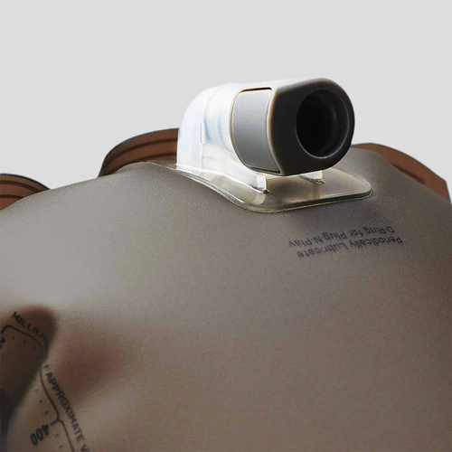 Кемпинг - HydraPak - Буклак для воды Force™ - 2 л - Mammoth Grey - A522 - Бутылки для воды, гидраторы, котелки