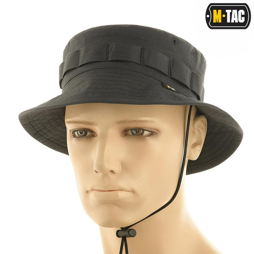 M-Tac - Капелюх Boonie - Rip Stop - Темно-сірий  - 20405012 - Капелюхи