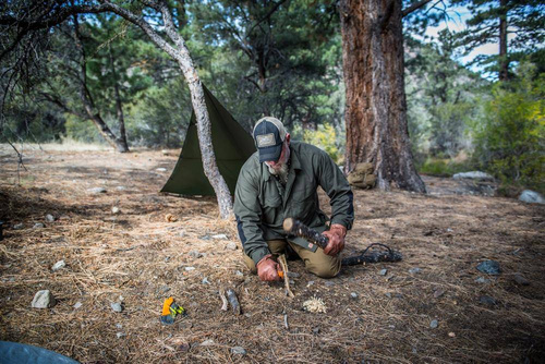 Тактические рубашки - Helikon - Футболка Woodsman - Taiga Green / Coyote - KO-WDN-DC-1109A