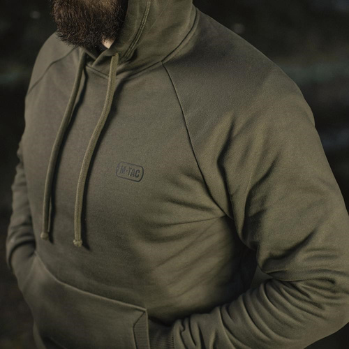 M-Tac - Толстовка хлопковая реглан Hard Tactical Sweatshirt - Dark Olive - 51388048 - Толстовки