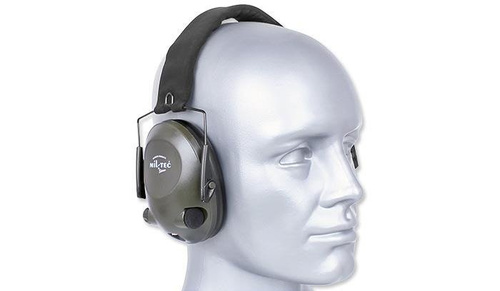 Mil-Tec Plus - активные наушники EED - Зелёный OD - 16243001 - Активные наушники
