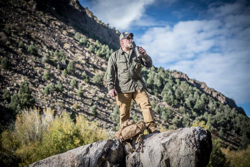 Тактические рубашки - Helikon - Рубашка Woodsman - Черный - KO-WDN-DC-01