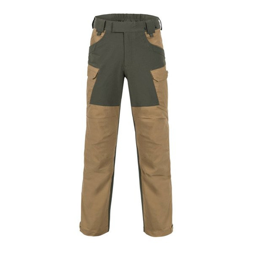 Тактические брюки - Helikon - Брюки для улицы Hybrid Outback Pants® - DuraCanvas® - Coyote / Taiga Green - SP-HOP-DC-1109A