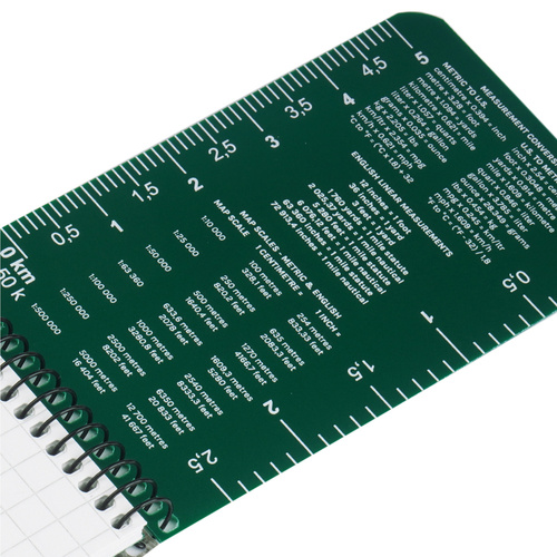 Modestone - Водонепроницаемый блокнот - 76 x 130 мм - 50 листов - зеленый - A13MIL - Водонепроницаемые блокноты - Кемпинг