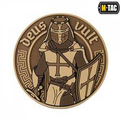 M-Tac - Нашивка ПВХ Deus Vult 3D - Coyote - 51116005