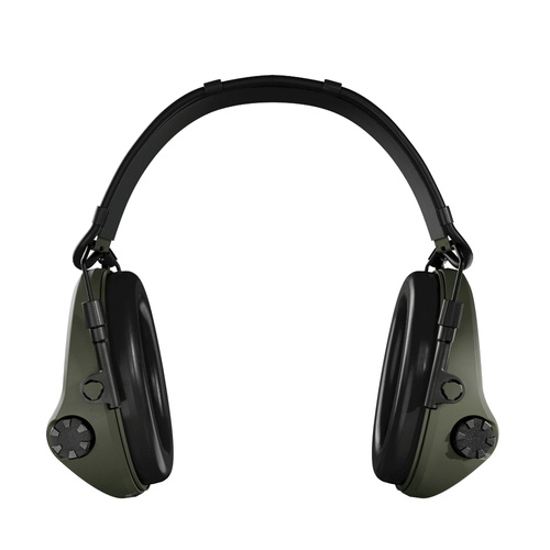 Навушники тактичні - Sordin - Активні протишумні навушники Supreme X2 - Наголов'я - Гелеві вкладиші - Зелений - 301006-10G