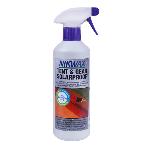 Nikwax - Просочення UV Tent and Gear SolarProof - Спрей-он - 500 мл - 3A2 - 