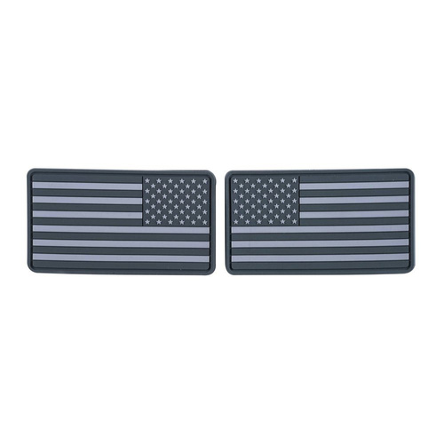 Helikon - Нашивка PVC Flaga USA - 2 шт. - серый - OD-FUL-RB-19 - Нашивки