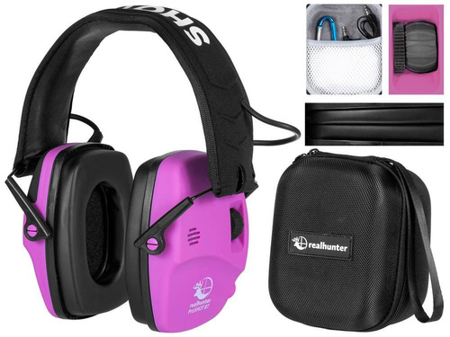 RealHunter - Активные слуховые протекторы ProSHOT BT - розовый - 258-062 - Активные наушники - Средства защиты