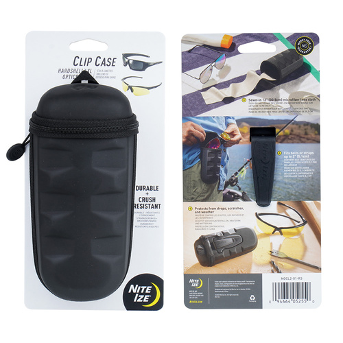 Чехлы для очков - Nite Ize - Футляр для очков Clip Case Hardshell XL Optics Case - Czarne - NGCL2-01-R3