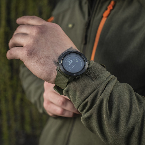 Годинники - M-Tac - Багатофункціональний тактичний годинник - Оливковий - 50004001