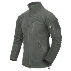 Helikon - Флисовая толстовка Alpha Tactical Grid Fleece - Foliage Green - BL-ALT-FG-21