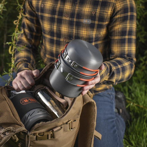 Кемпинг - M-Tac - Индивидуальный котелок - зеленый - MTC-DM-CP1 - Котелки