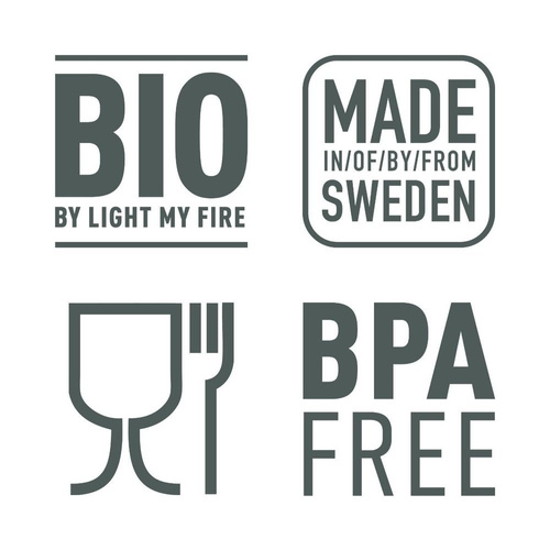 Light My Fire - Ложка-виделка Spork Original BIO - DustyPink - Туристичні столові прибори