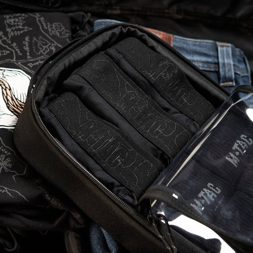 M-Tac - Органайзер Elite Large Transparent Pocket - 30 x 19 cm - Black - 10147002-L - Органайзеры тактические - Кемпинг