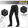 M-Tac - Жіночі брюки-чоботи Aggressor Lady Flex Boot Pants - чорний - 20069002