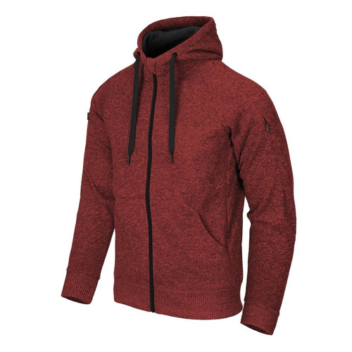 Helikon - Covert Tactical Hoodie - Fullzip - Red Melange - BL-CHF-SF-M5 - Толстовки Helikon