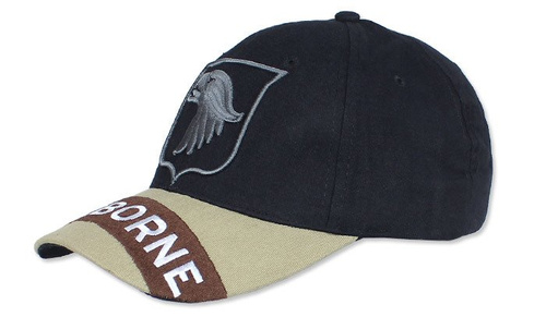 FOSTEX - Бейсболка AIRBORNE - чорний/хакі - 215162-271 - Бейсболки