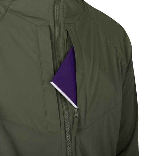 Helikon - Urban Hybrid Softshell® - StormStretch® - Taiga Green - KU-UHS-NL-09 - Військові куртки