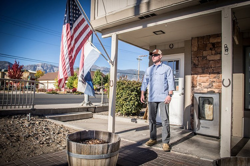 Helikon - Сорочка для джентльменів Koszula Defender Mk2 Gentleman Shirt® - меланжева синя - KO-DGM-PO-6520Y - Тактичні сорочки - Одяг